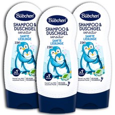 뷔센 어린이 샴푸&샤워젤 2in1 젠틀한향 230ml 3팩, 3개