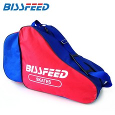 방수 스케이트 가방 롤러 수납 케이스 인라인 아이스 스피드, 1개, 빨강 파랑  (아동용)