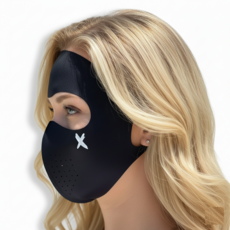 펜타엑스 스포츠 자외선차단 얼굴 마스크 햇빛 가리개, 2개, 아이스 블랙