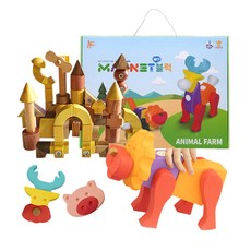 말랑말랑 마그넷블록 기관용 어린이집 유치원 돌봄교실 특수교육 특수학급 인지교구 언어치료 자석블록