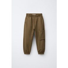 국내배송 ZARA 자라 아동 키즈 주니어 플러시 조거 카고 팬츠 샌드 1880775707 1446536