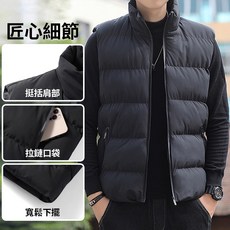 【小蘭優購】男士秋冬防風保暖棉馬甲外套 休閒戶外多色可選