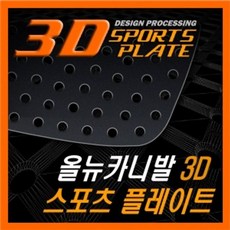 3D 스포츠 플레이트 올뉴카니발 A필러(호환 상품), 상품상세 확인해주세요*
