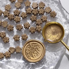 개가방 꽃 모양 씰링 왁스 비즈 카드 봉투 결혼식 초대장 선물 포장 장식에 적합, 1개, 12. A11