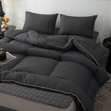 이불+패드+베개커버 세트 사계절 이불 겨울 이불 추동 이불(3kg)