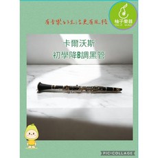 卡爾沃斯 初學降B調黑管 可調音角度, 1個