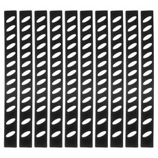 uxcell 50개의 블레이드 엣지 가드 나이프 프로텍터 215×20×4mm 플라스틱 블레이드 엣지 커버 슬리브 유니버설 나이프 커버 나이프 시스(주방용) 검정