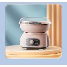 家用小型棉花糖機 兒童親子互動點心機, 粉紅色, 1個