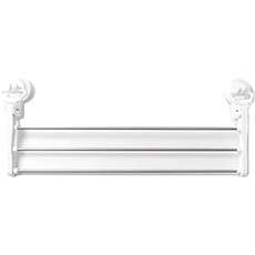 Lifegd100 萬能吸附式折疊晾衣架, 1個, 3層