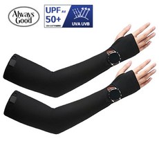 올웨이즈굿 고급 자외선차단 시계오픈형 아이스 쿨토시, 1개, 블랙