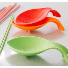 실리콘 국자 받침 다용도 테이블 주방 조리 도구 받침 요리 받침대 싱크대 숟가락 젓가락 미끄럼 식탁용, 주황