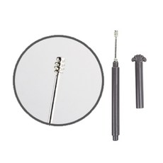 나선형 은귀이개 홈있는 귓밥 귀지파개 클리너 케이스, 1개, 1개입