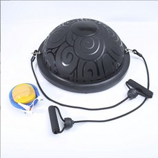 온베리스 반짐볼 운동 보수볼 하프짐볼 홈트 밸런스볼, 블랙 길상운 46cm 어린이용
