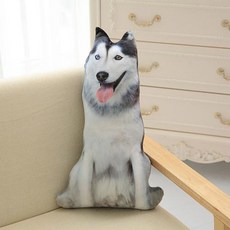 반려동물인형 50CM 귀여운 시뮬레이션 박제 선물 만화 베개 인형 동물 쿠션 봉제 3D 데코, 01 50cm, 50cm 2, 1개