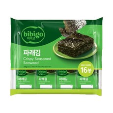 비비고 파래김 도시락김, 4g, 16개