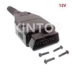 1세트 16 핀 자동차 OBD-II 진단 커넥터 BMW 호환 호환 OBD 인터페이스 소켓, [01] 1 Set, 1개