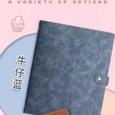good 產檢收納冊產檢資料本, 牛仔藍色 正反可裝100張, 1個