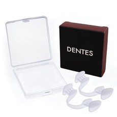 마우스피스 치과의사 감수 야간 경비대 수면용 1박스2개입 케이스 포함 방지 대책 굿즈 가드 DENTES White, 1개