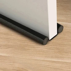 유연한 방음 언더 드래프트 스토퍼 하단 도장 스트립 두꺼운 방한 갭 차단기 씰링 웨더 1 개, 02 Black, 01 1PC