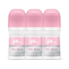 온더바디 46cm 나이아신아마이드 롤온 데오드란트 플로럴 파우더향, 75ml, 3개