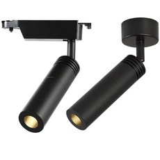 미니 포커스 스팟 스포트 라이트 천장 벽 램프 트랙 표면 장착 박물관 쇼케이스, 1개