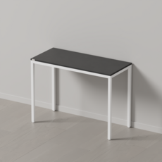 [다가구] 프래그마 1인용 게이밍 컴퓨터 책상 800/1000/1200/1400/1500/1600/1800/2000, 올블랙(상판)+아이보리(프레임)