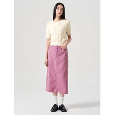 [국내매장정품] 에잇세컨즈 8SECONDS 피그먼트 미디스커트 핑크 (324327MP1X) 324327MP1X 168774