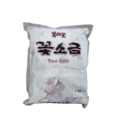 햇빛소금 복사꽃 꽃소금, 4개, 1kg