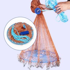 초보자용 쉽게던지는 360 간편한 자동 투망 쉬운 민물 바다