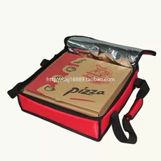피자 가방 배달 보온 보냉 레드 12인치, 1, A. 빨간색