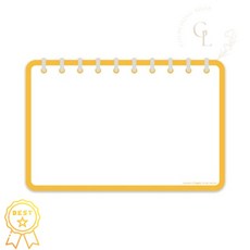 자석 메모보드 노트형 300x200mm 1개입 화이트보드 메모판