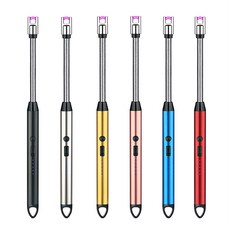 KC인증 USB충전식 점화기 전기라이터 캠핑 캔들 식당 점화스틱, 블랙, 1개