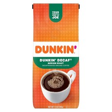 Dunkin' Donuts 그라운드 커피 미디엄 로스트 디카페인 백당 355ml(12온스)
