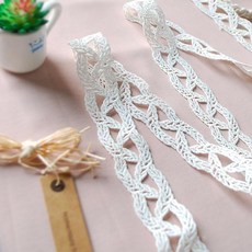 데코탑 로맨틱레이스모음32종 넓은폭레이스 손뜨개느낌토숀레이스, 뜨게체인토숀, 1개