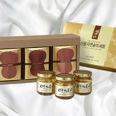 산꿀자연송이 유리병 110g 3개