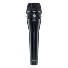 SHURE Shure KSM8 Dualdyne 다이내믹 보컬 마이크 - 라이브 공연 스튜디오 녹음 및 방송을 위한 듀얼 다이어프램 카디오이드 블랙