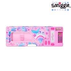 스미글 필통 팝아웃 계산기 펜슬케이스, 1개, 핑크
