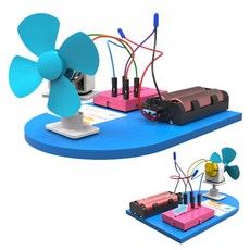 4인세트 전기회로키트 선풍기 브레드보드 실험키트 도구 원리 과학