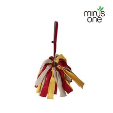 minus one 邁樂思 環保法絨系列 繩帶拔河互動玩具-編織刷, 1個