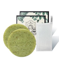 셀로몬 어성초비누120g 2개 + 거품망, 1세트, 120g