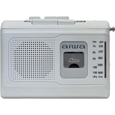 도쇼 아이와 휴대용 라디오 카세트 레코더 AM FM 화이트 GAA4PCR0001WH