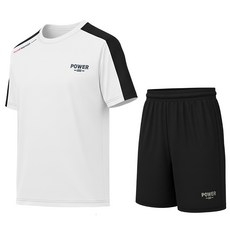 리츠제이 스포츠 반팔 런닝복 상하의 세트