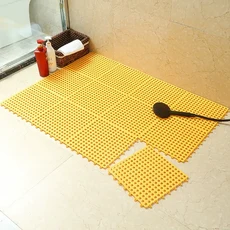 메이스 욕실 미끄럼방지 매트 베란다바닥매트, 20개, TPE_옐로우