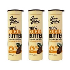 Queen Helene 100% Cocoa Butter Stick – Nourishes & Softens Dry Chapped Skin and Lips – On-the-Go, 1개, 28g