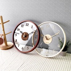 무케렌시아 무케 바나나공방_300 유리나무 아이비 무소음 벽시계 164323, 무케렌시아 네츄럴