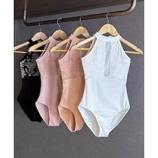 홀터넥 레오타드 발레 민소매 연습복 체조 공연복 무용복 댄스복 발레복