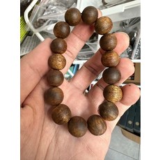 越南 芽莊 沉香 手串 黃棋楠 單圈 14mm 16顆, 如圖, 1個
