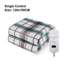 퀵픽스 전기 담요 220V 더 두꺼운 자동 온도 조절기 난방 몸 따뜻한 열 매트리스 방 가열, 120x150cm, Lattice