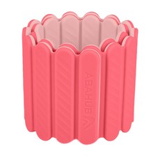 ABAHUB 실리콘 모래주머니 중량밴드 손목 발목 겸용 미끄럼방지, 장미색, 1kg