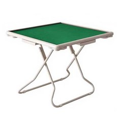 접이식 마작 테이블 고스톱 포커 보드게임 탁자 휴대용, 1개, 88x88x73 커피브라운